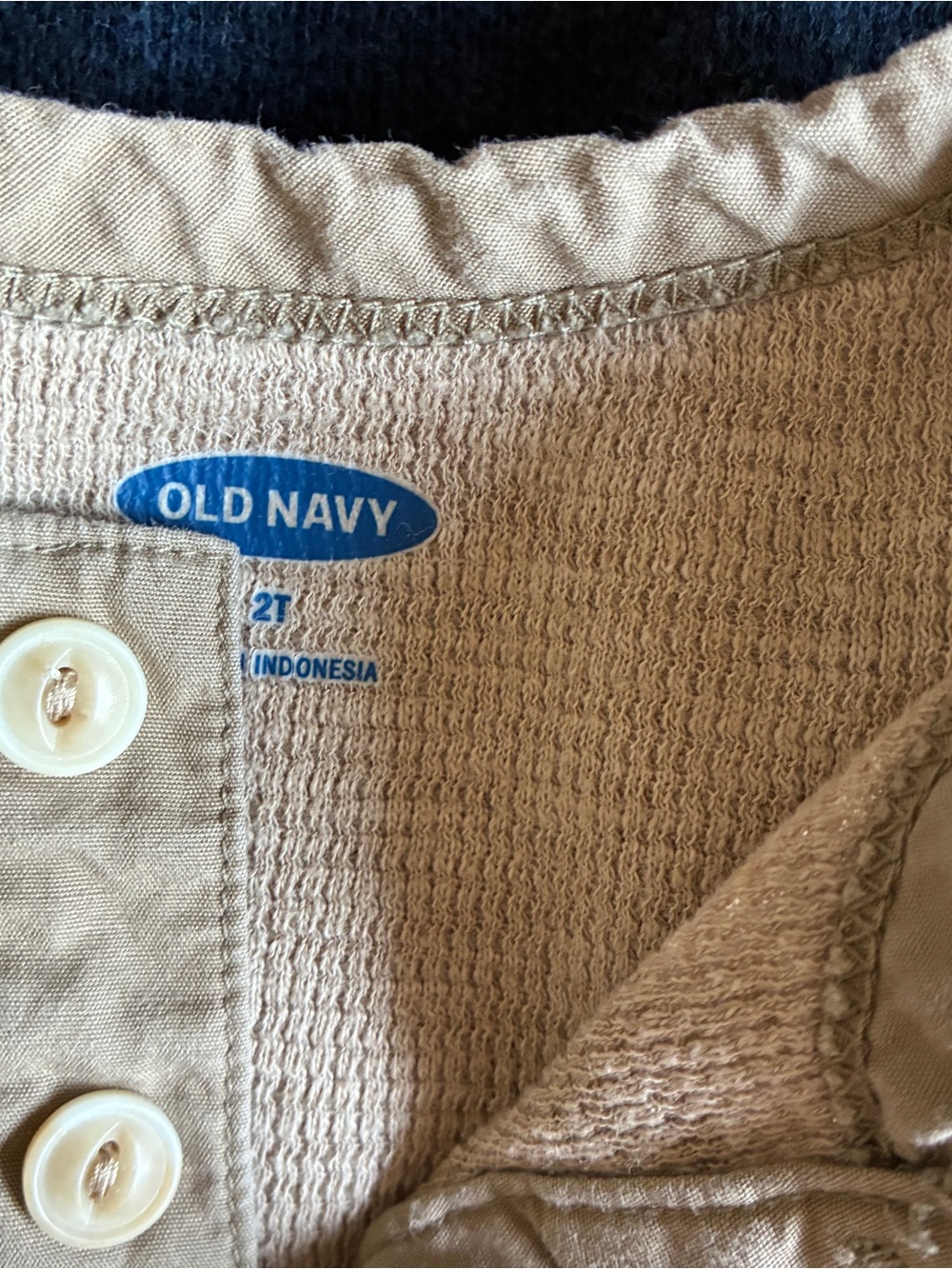 8 Old Navy Waffle Knit Long Sleeve Tops.  Fall Winter Bundle. Toddler Boy. 2T - Picture 9 of 10